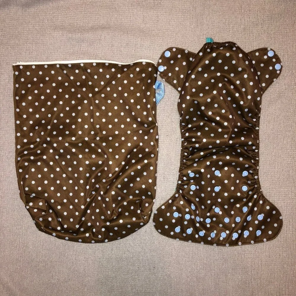 Blueberry Pocket Diaper & Wetbag Set
